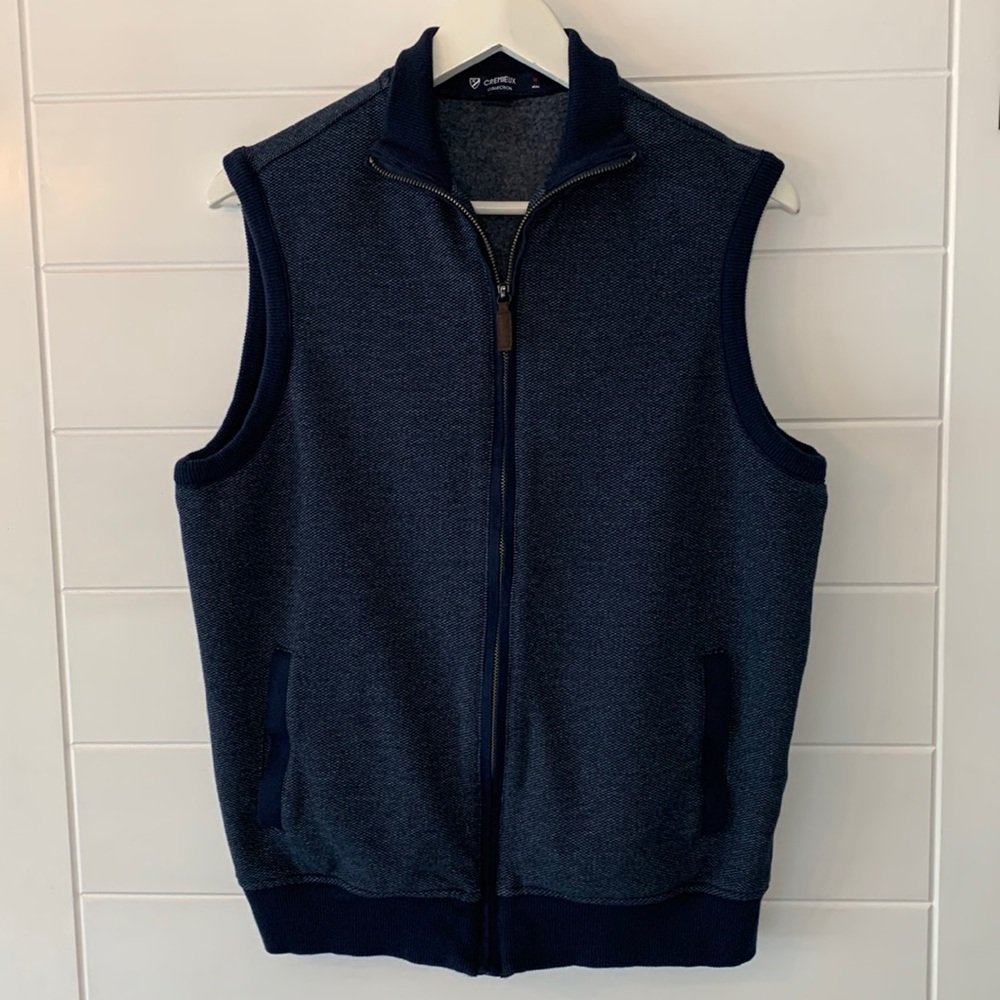 Cremieux Sweater Vest With Zipper